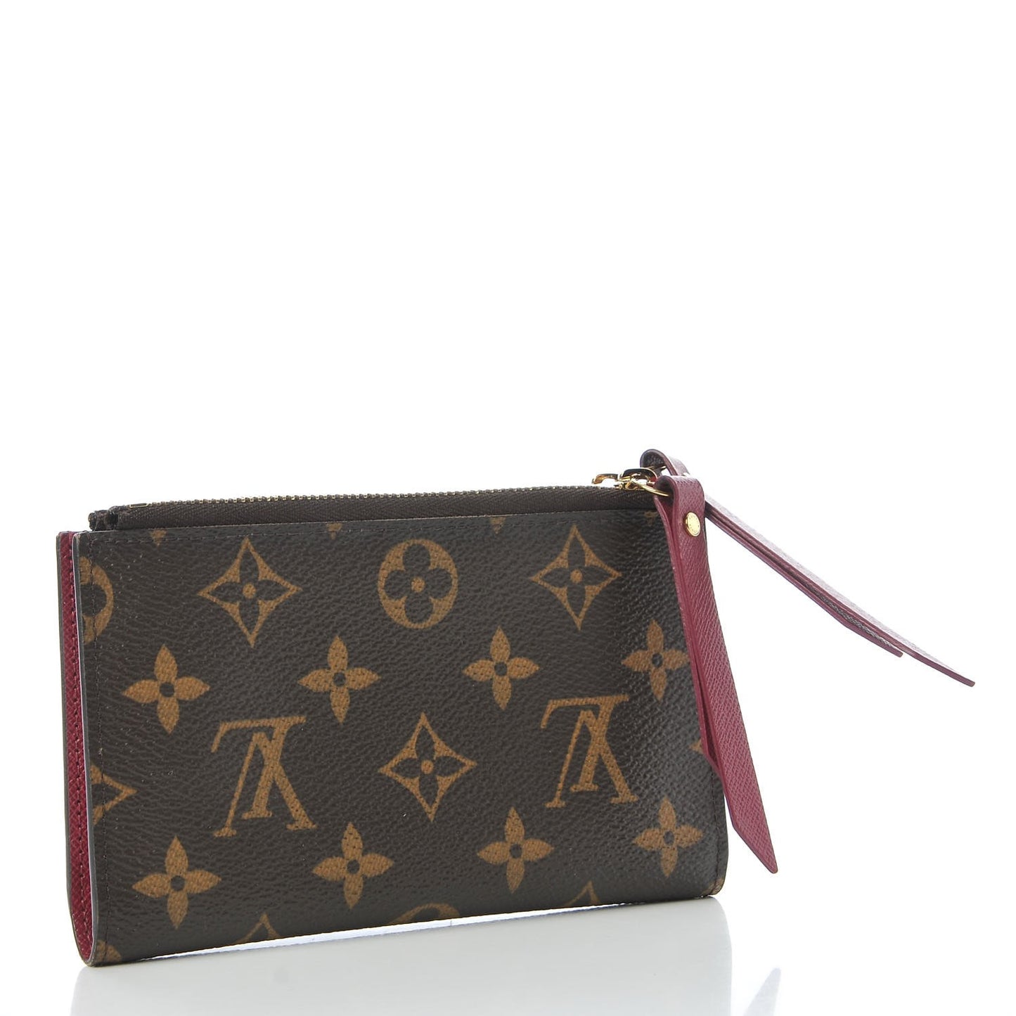 Monogram Adele Compact Wallet Fuchsia