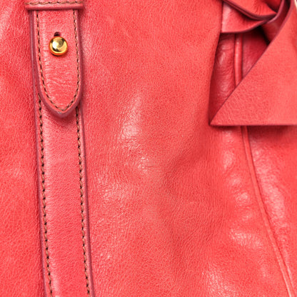Miu Miu Vitello Lux Medium Bow Bag Rosa 15 of 23