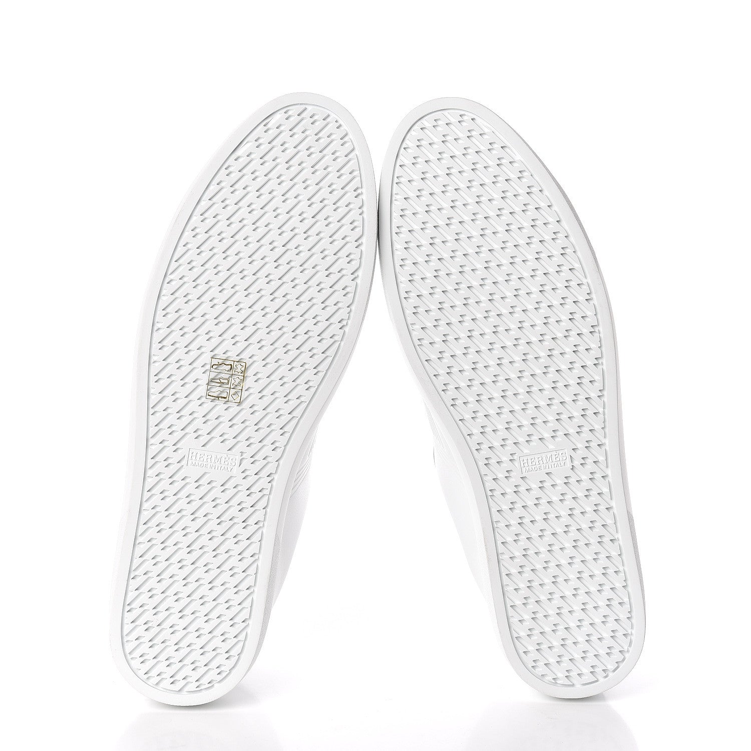 Hermes Calfskin Mens Advantage Sneakers 45 White 5 of 7