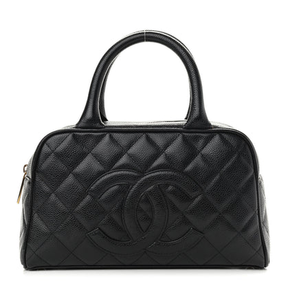 Chanel Caviar Quilted Small Bowler Black 1 of 16