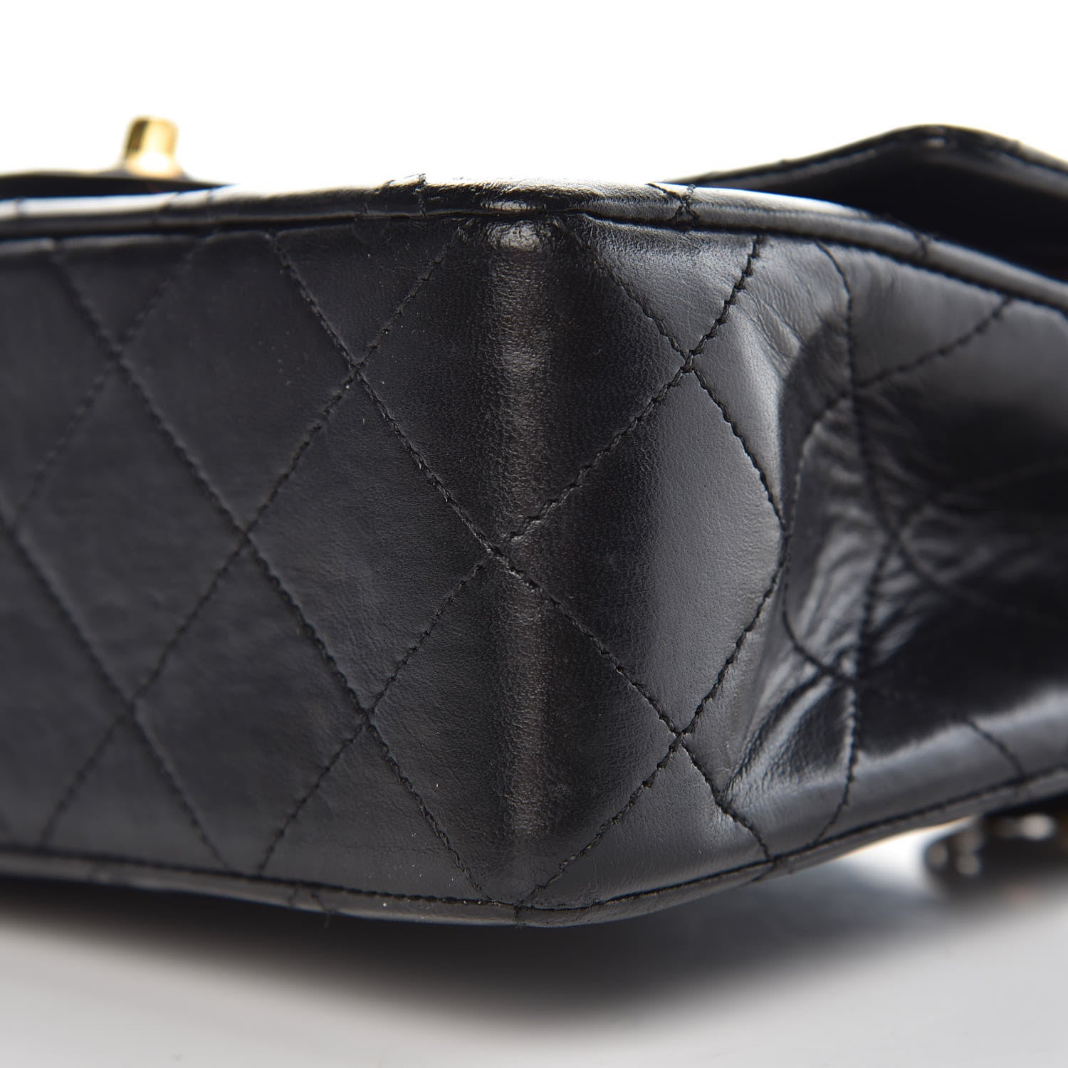 Chanel Lambskin Quilted Small Double Flap Black 13 of 15