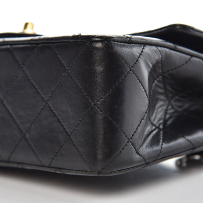 Chanel Lambskin Quilted Small Double Flap Black 13 of 15