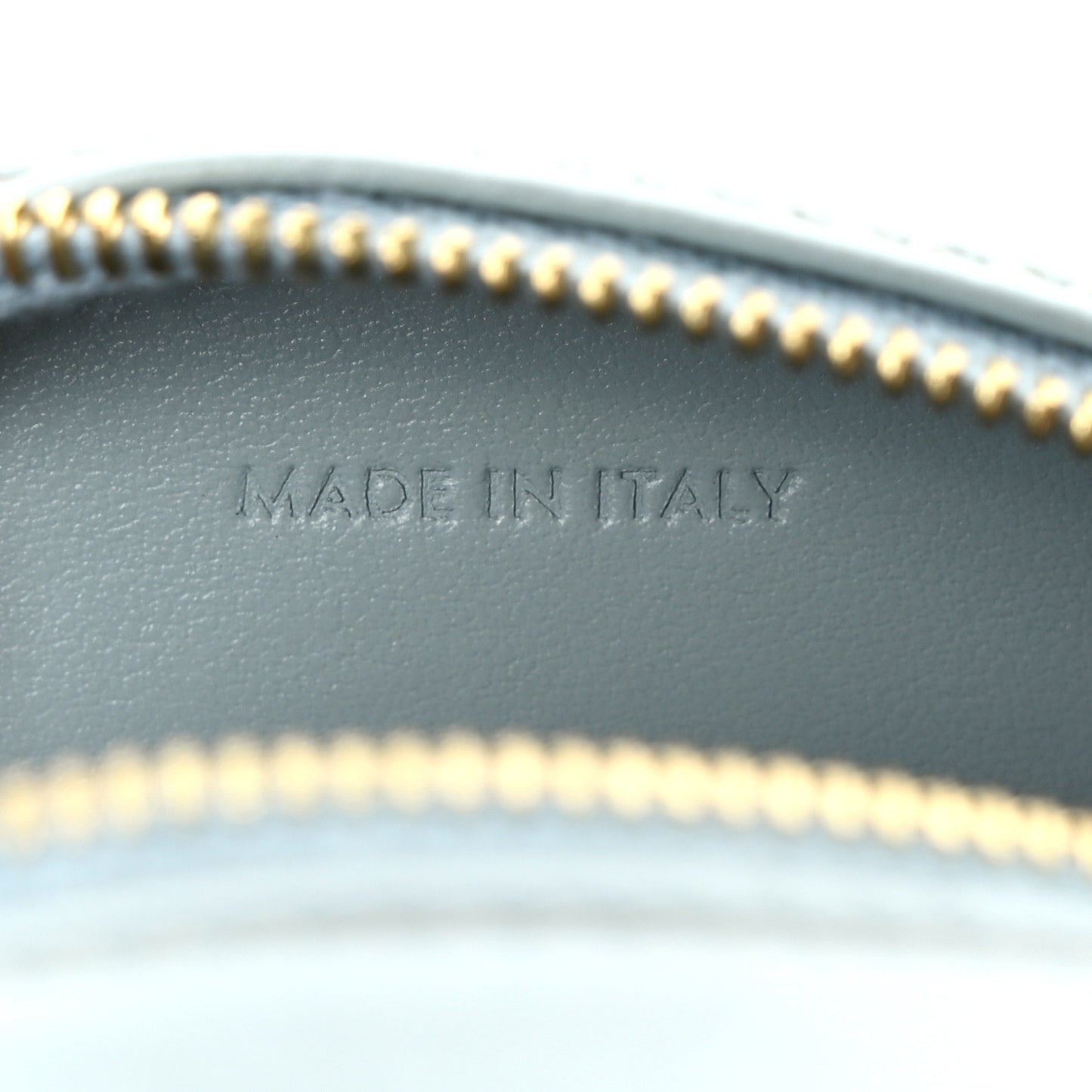 Smooth Calfskin Cuir Small Triomphe Oval Crossbody Purse Ice Blue