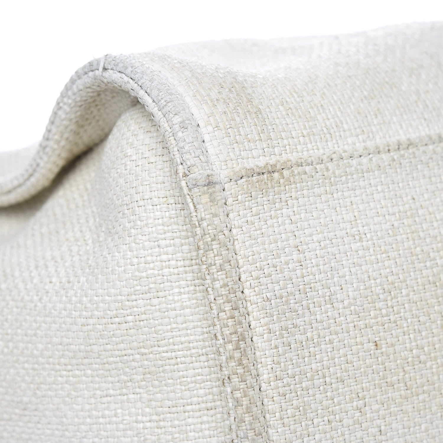 Chanel Woven Straw Raffia Extra Large Deauville Tote White Navy 12 of 17