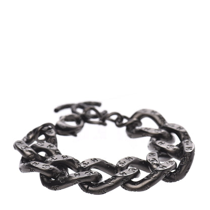 Chanel Chain Link CC Bracelet Dark Silver 1 of 4