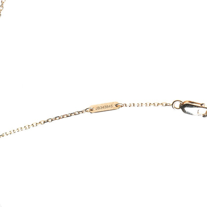 Van Cleef & Arpels 18K Yellow Gold Mother of Pearl Sweet Alhambra Butterfly Pendant Necklace 4 of 7