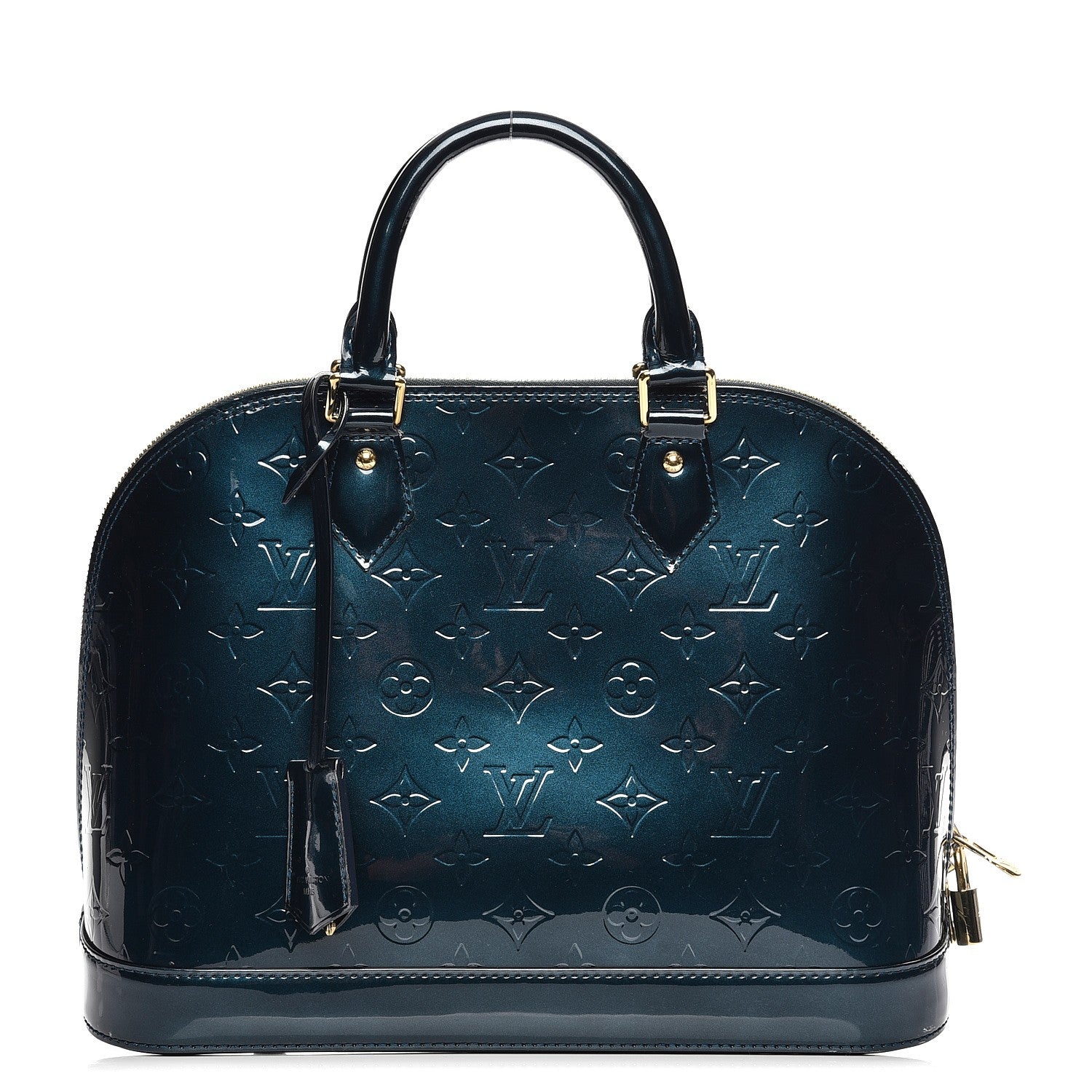 Louis Vuitton Vernis Alma PM Blue Nuit 1 of 7