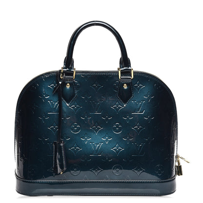 Louis Vuitton Vernis Alma PM Blue Nuit 1 of 7