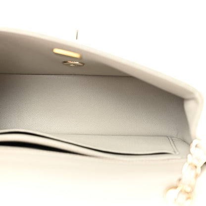 Chanel Lambskin Quilted Mini Rectangular Flap Grey 5 of 10