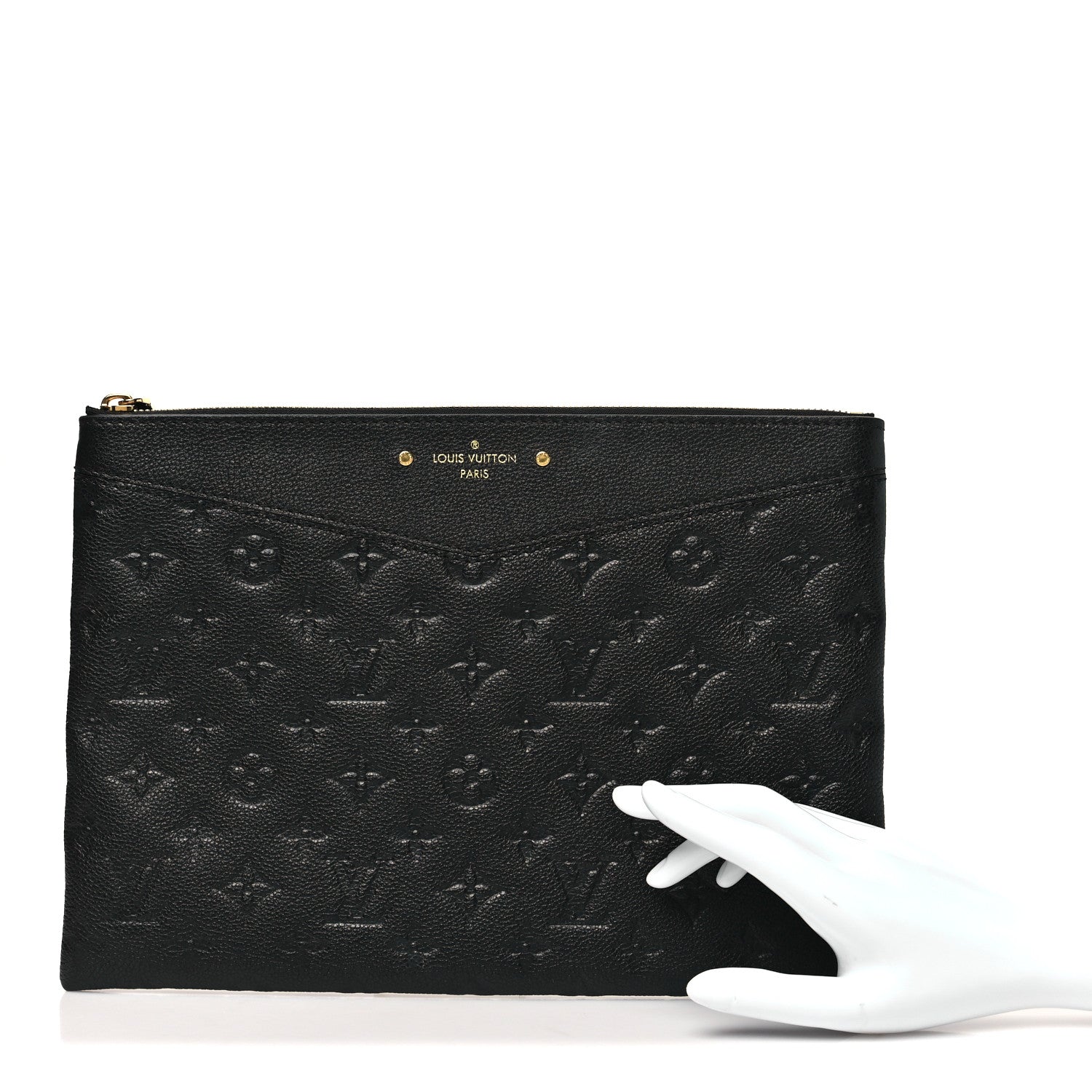 Louis Vuitton Empreinte Daily Pouch Black 2 of 8
