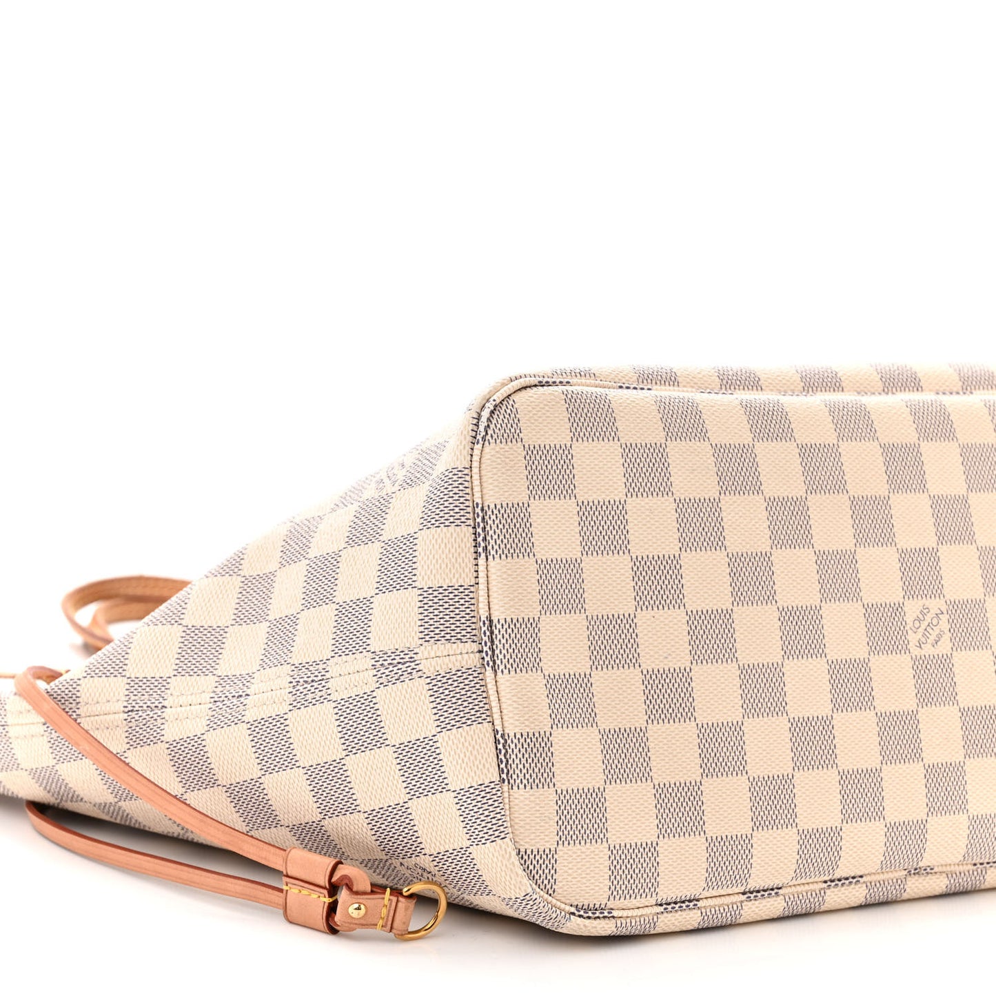 Damier Azur Neo Neverfull MM Rose Ballerine