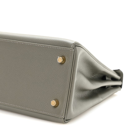 Hermes Evercolor Kelly Retourne 28 Gris Meyer 9 of 10