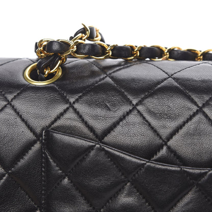 Chanel Lambskin Quilted Medium Double Flap Black 17 of 17