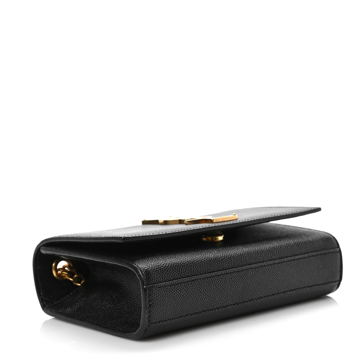 Saint Laurent Grain De Poudre Small Monogram Kate Satchel Black 5 of 10