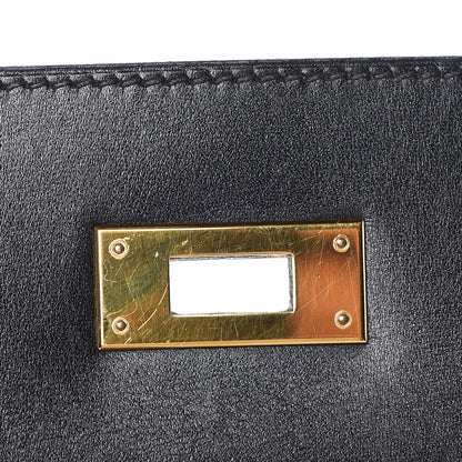 Hermes Box Kelly Retourne 28 Black 17 of 39