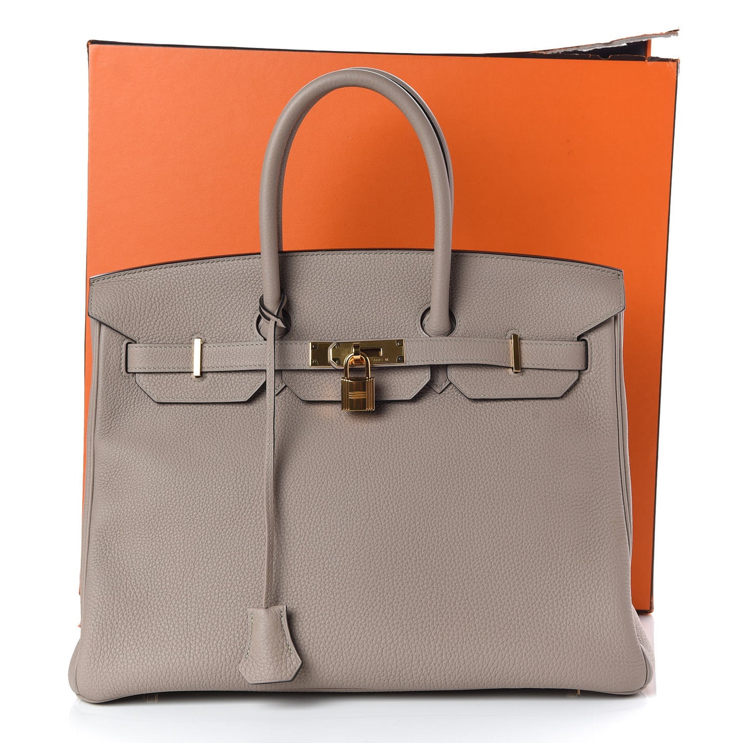 Togo Birkin 35 Gris Asphalte