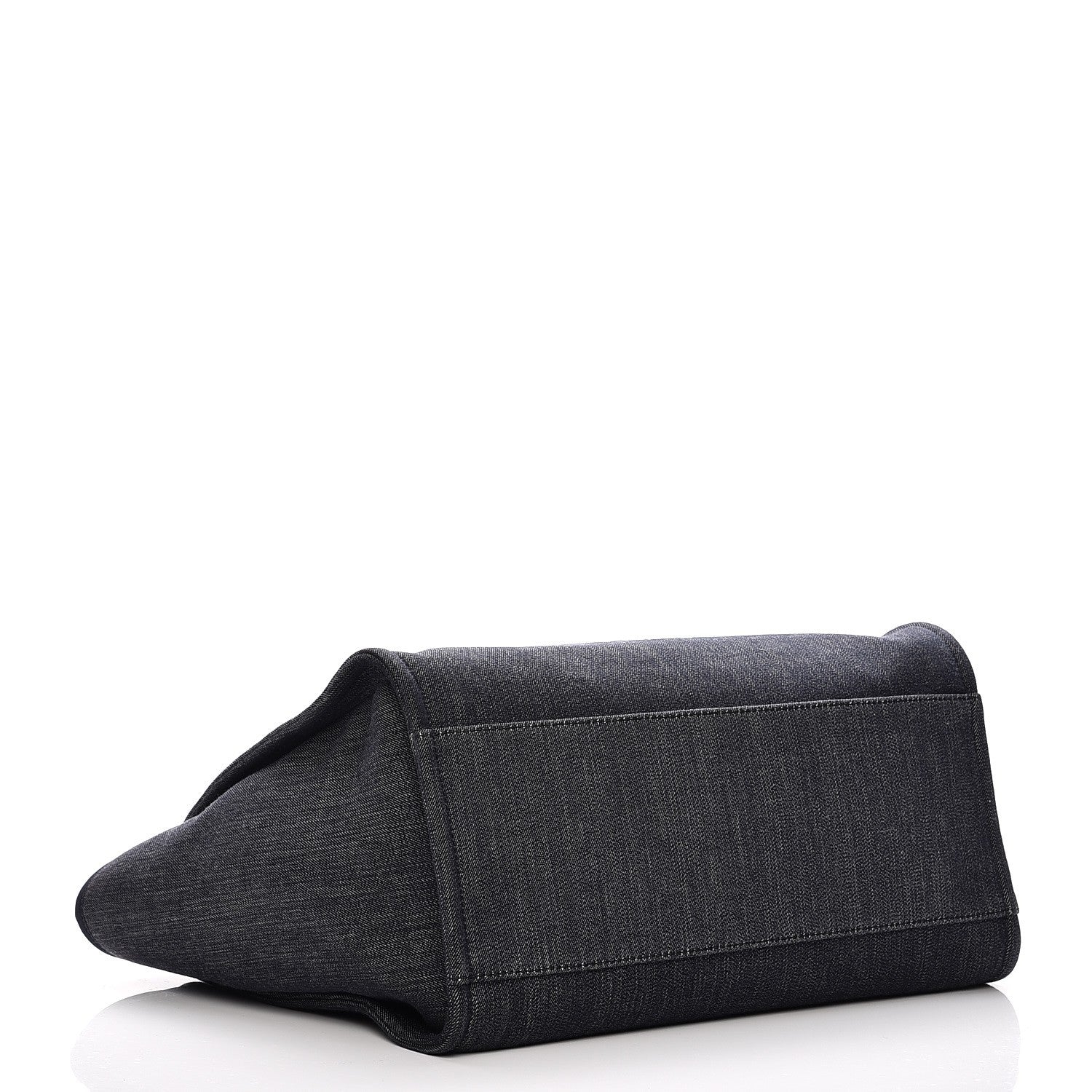 Chanel Canvas Large Deauville Tote Dark Blue 4 of 7