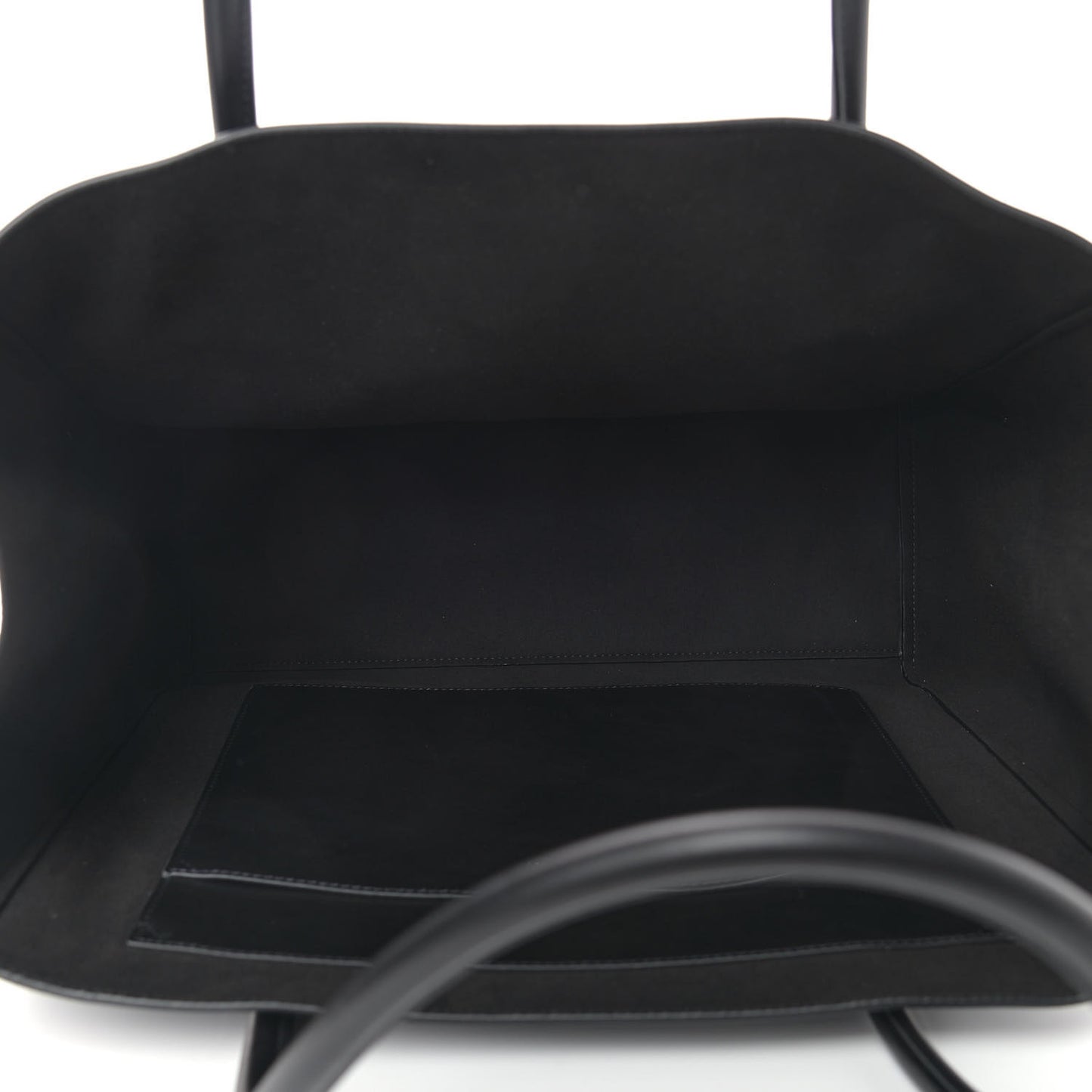 Smooth Calfskin Lock Antigona Shopper Tote Black