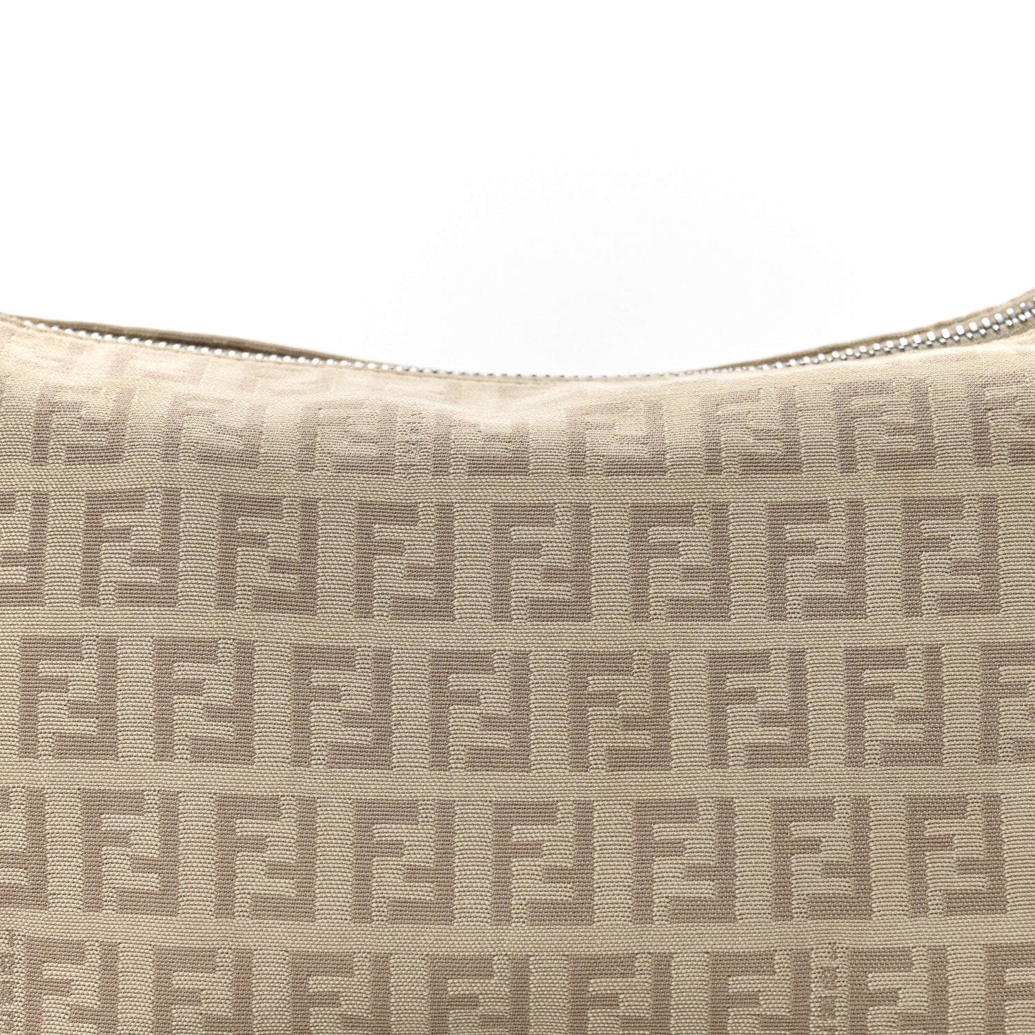 Fendi Zucchino Cuoio Pochette Beige Tortora Pietra 8 of 12