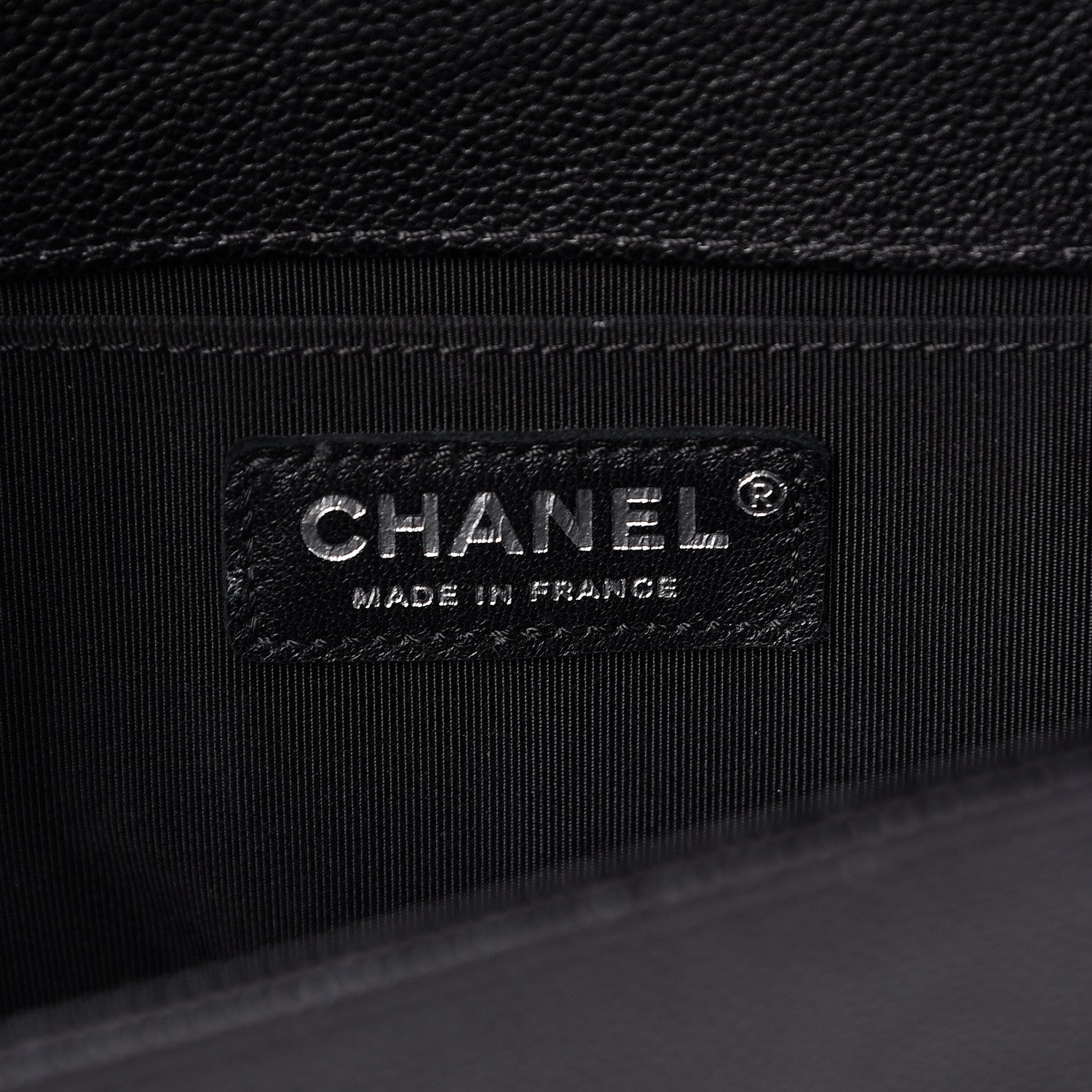 Chanel Caviar Quilted Medium Boy Flap Black 6 of 11