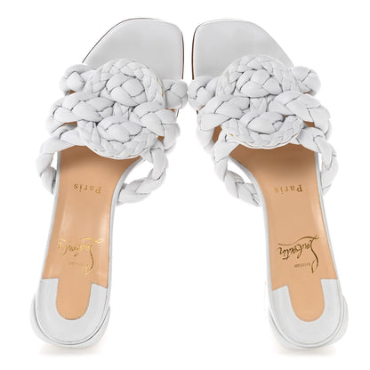 Christian Louboutin Nappa Marmela Mules 38.5 Bianco 2 of 10