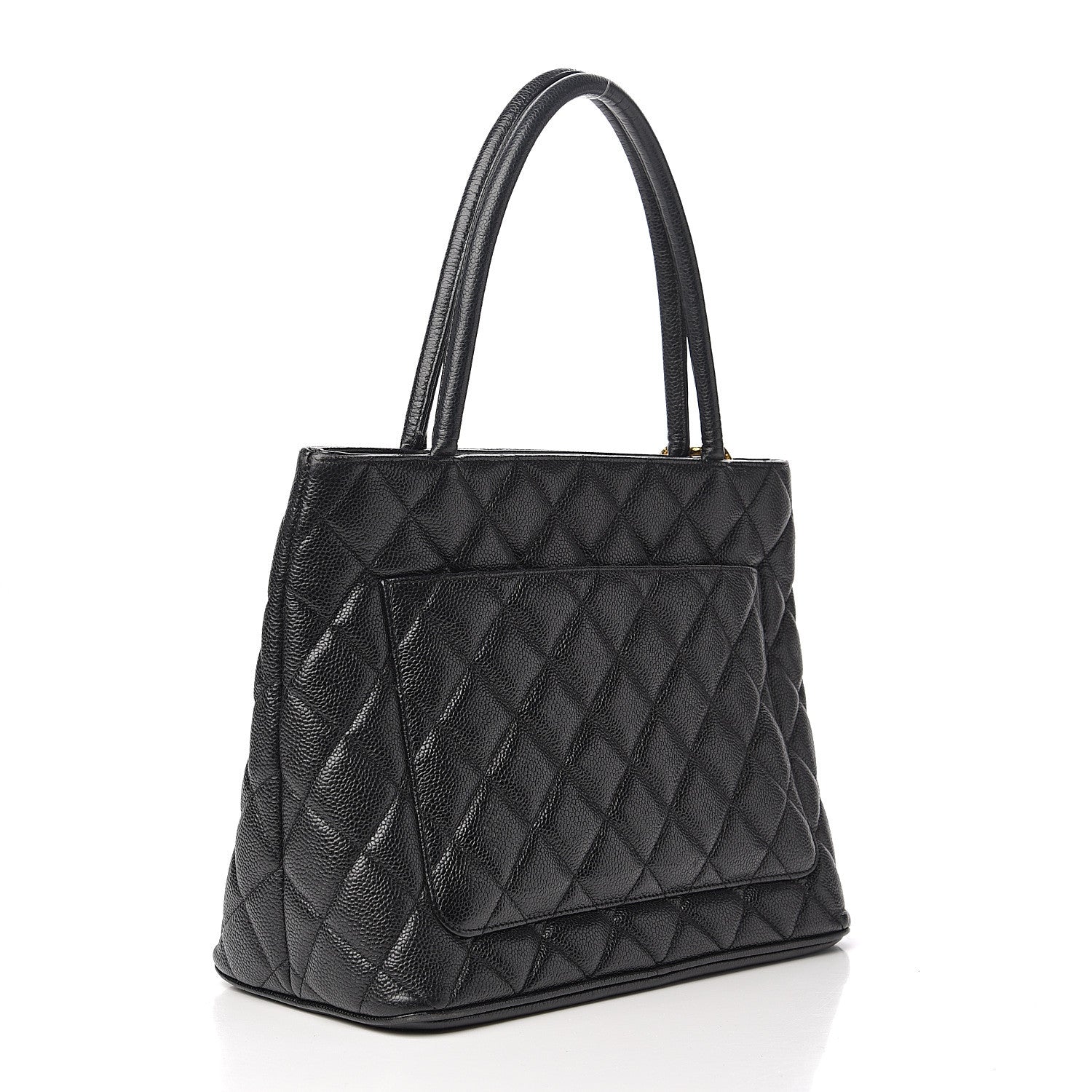 Chanel Caviar Quilted Medallion Tote Black 2 of 12