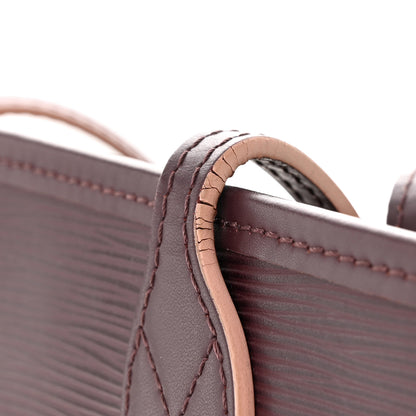 Louis Vuitton Epi Neverfull MM Prune Rose Poudre 15 of 18