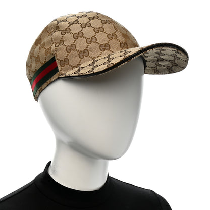 Gucci Monogram Web Baseball Hat L Beige Cocoa 2 of 9