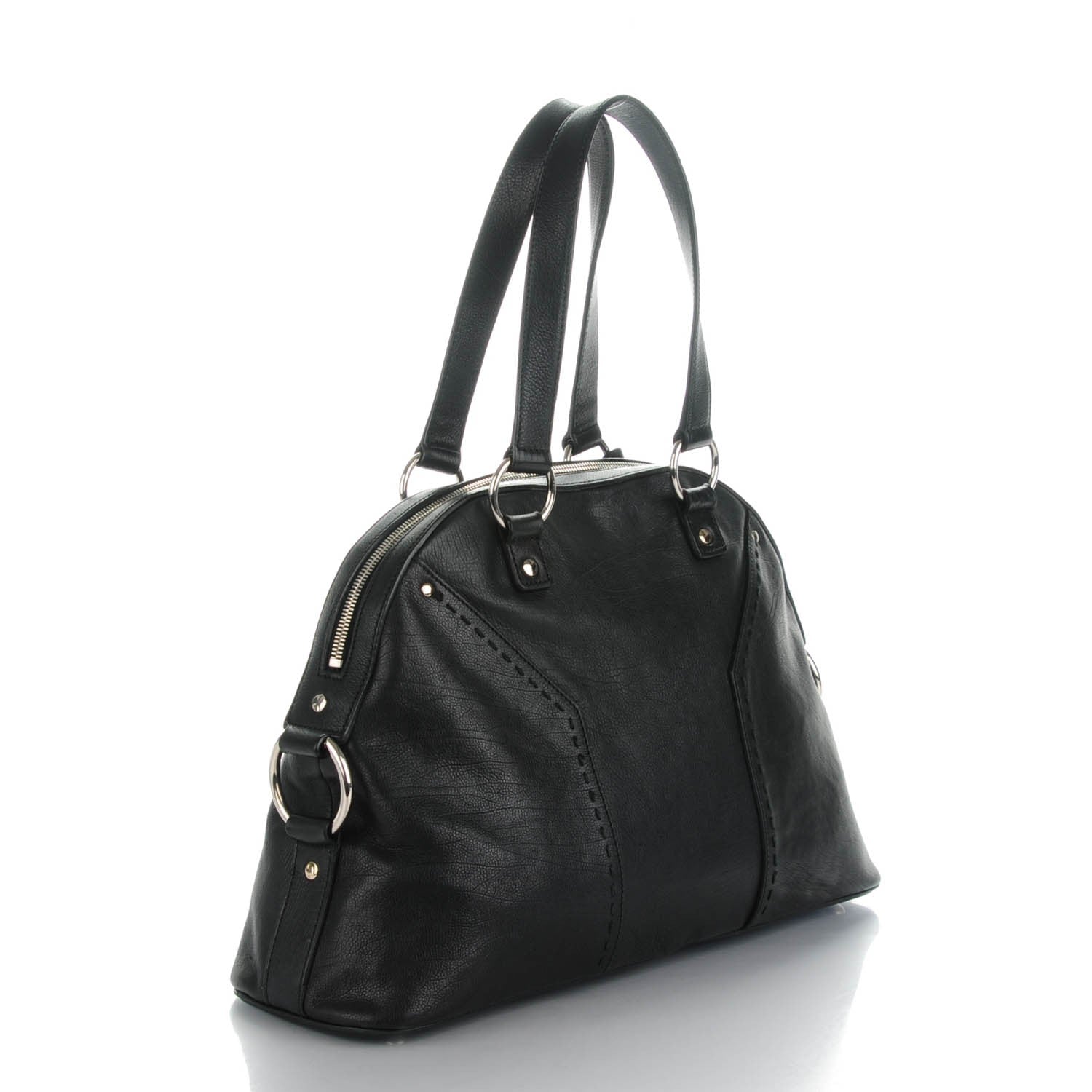 Saint Laurent Calfskin Large Muse Black 3 of 8