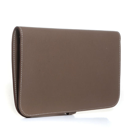 Hermes Swift Dogon Duo Wallet Etoupe 3 of 12