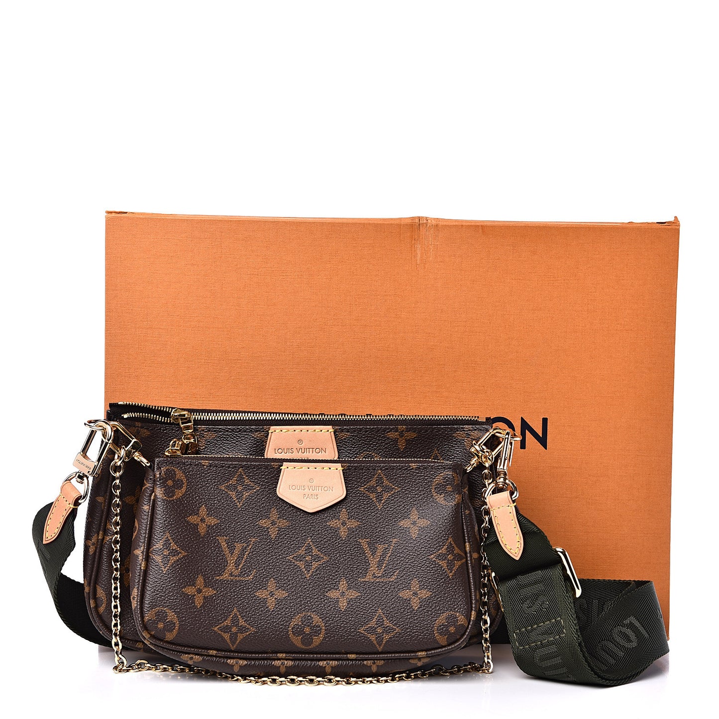 Monogram Multi Pochette Accessories Kaki
