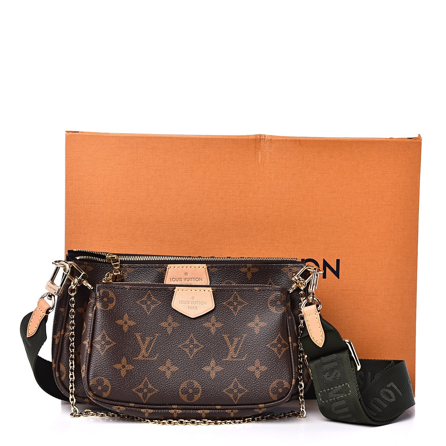 Louis Vuitton Monogram Multi Pochette Accessories Kaki 9 of 9