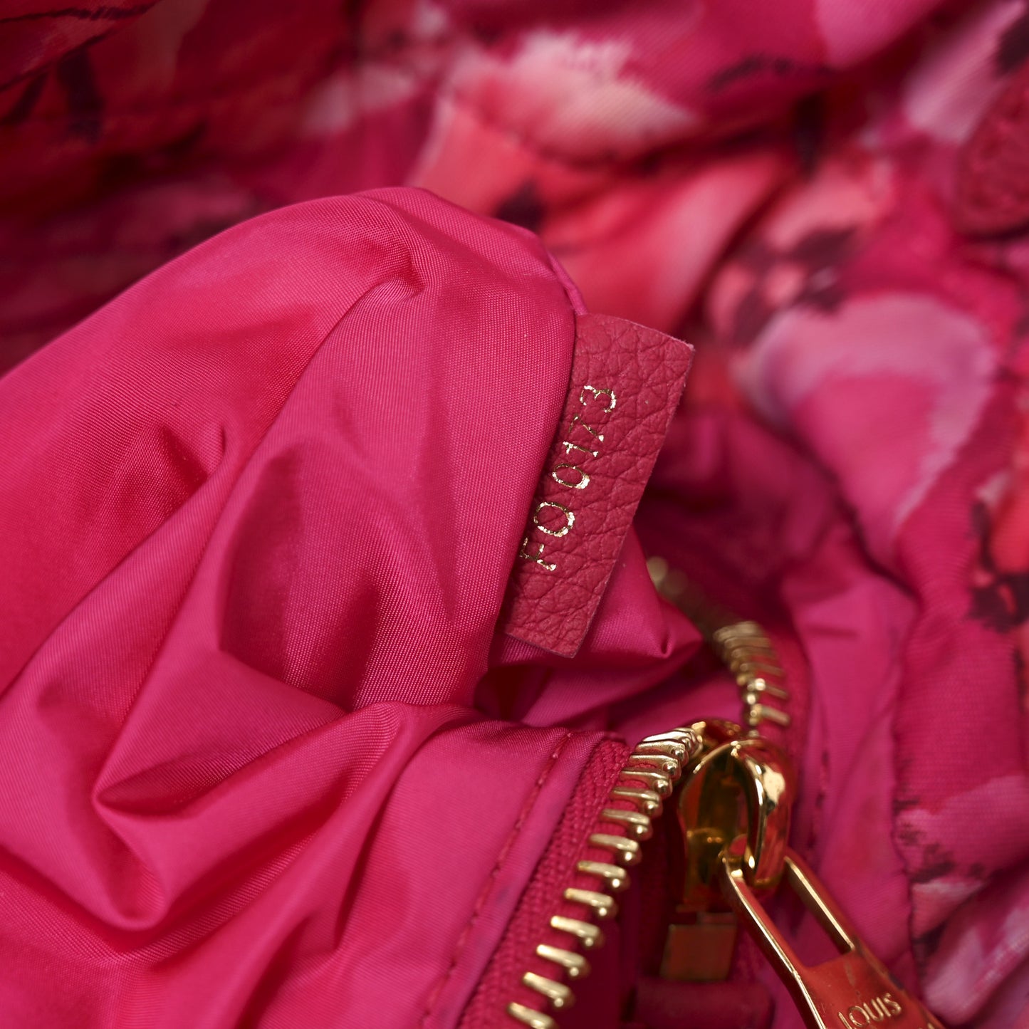 Nylon Monogram Ikat Noefull MM Rose Indien