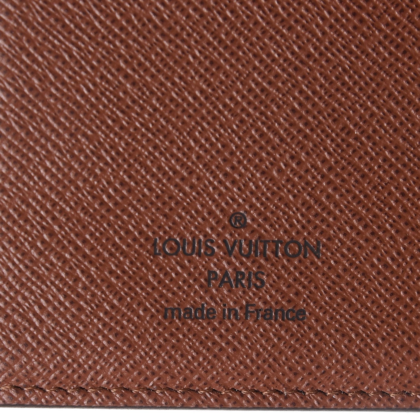 Monogram Pocket Agenda Cover