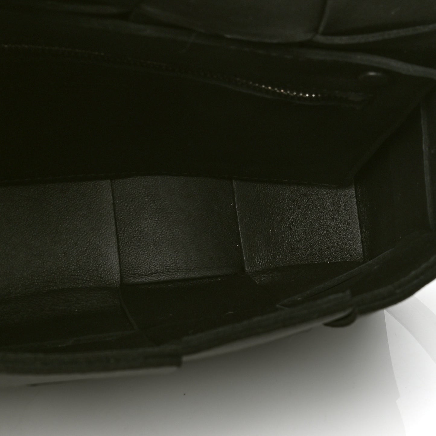 Lambskin Maxi Intrecciato Cassette Crossbody Bag Black