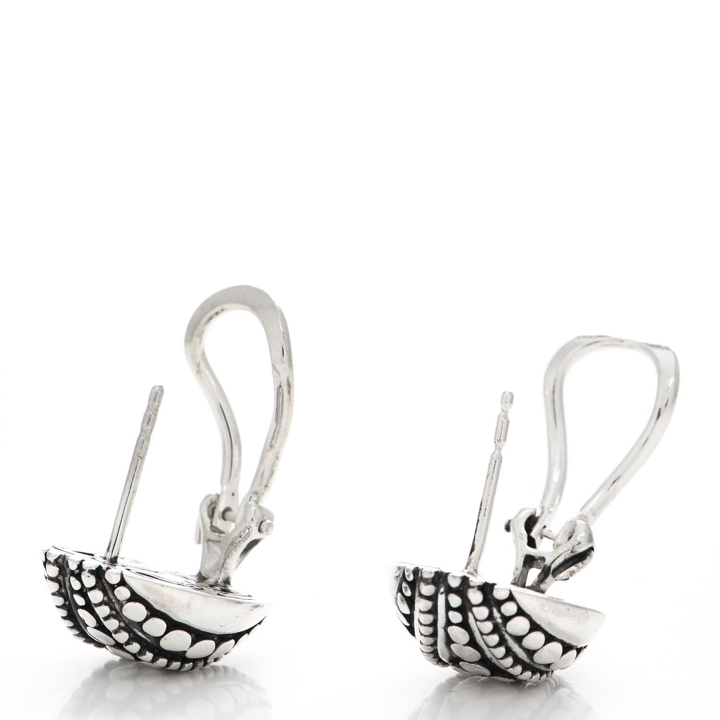 Sterling Silver Jaisalmer Dot Buddha Belly Earrings