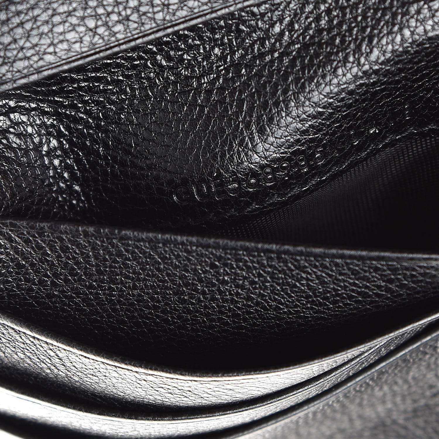 Saint Laurent Calfskin Belle de Jour Zip Around French Wallet Black 7 of 8