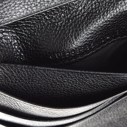 Saint Laurent Calfskin Belle de Jour Zip Around French Wallet Black 7 of 8