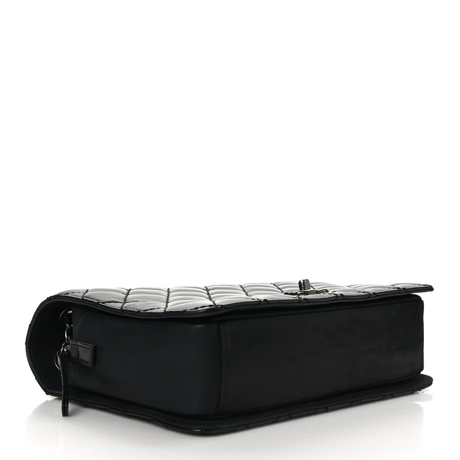Chanel Glazed Calfskin Quilted Medium Day Trip Flap Black 3 of 8