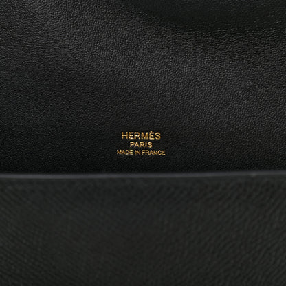 Hermes Epsom Fleche D'Or Clutch Black 6 of 9
