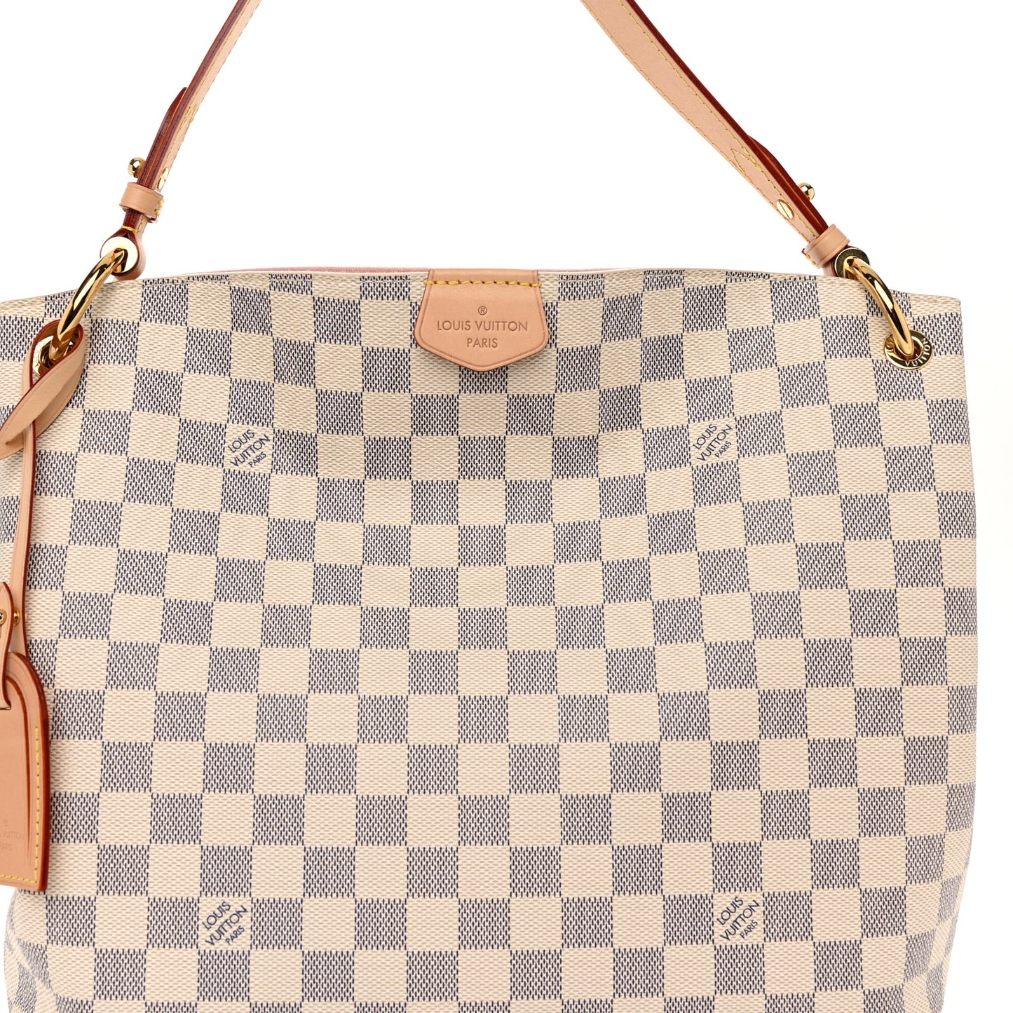 Damier Azur Graceful PM Rose Ballerine