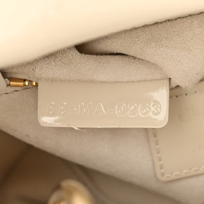 Christian Dior Patent Cannage Mini Lady Dior Latte 7 of 11