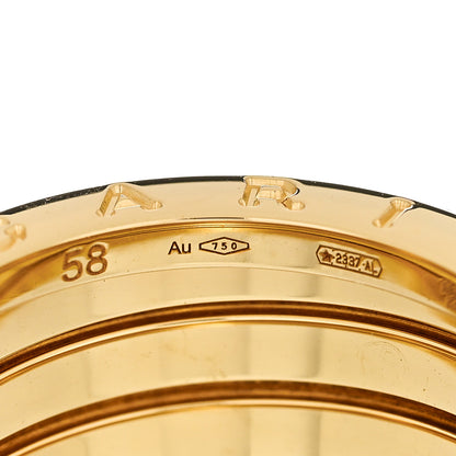 Bulgari 18K Yellow Gold B.Zero1 Five-Band Anniversary Ring 58 8.25 7 of 7