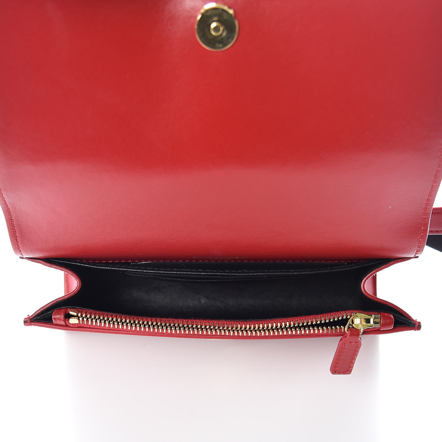 Smooth Calfskin Monogram Kate Belt Bag Red