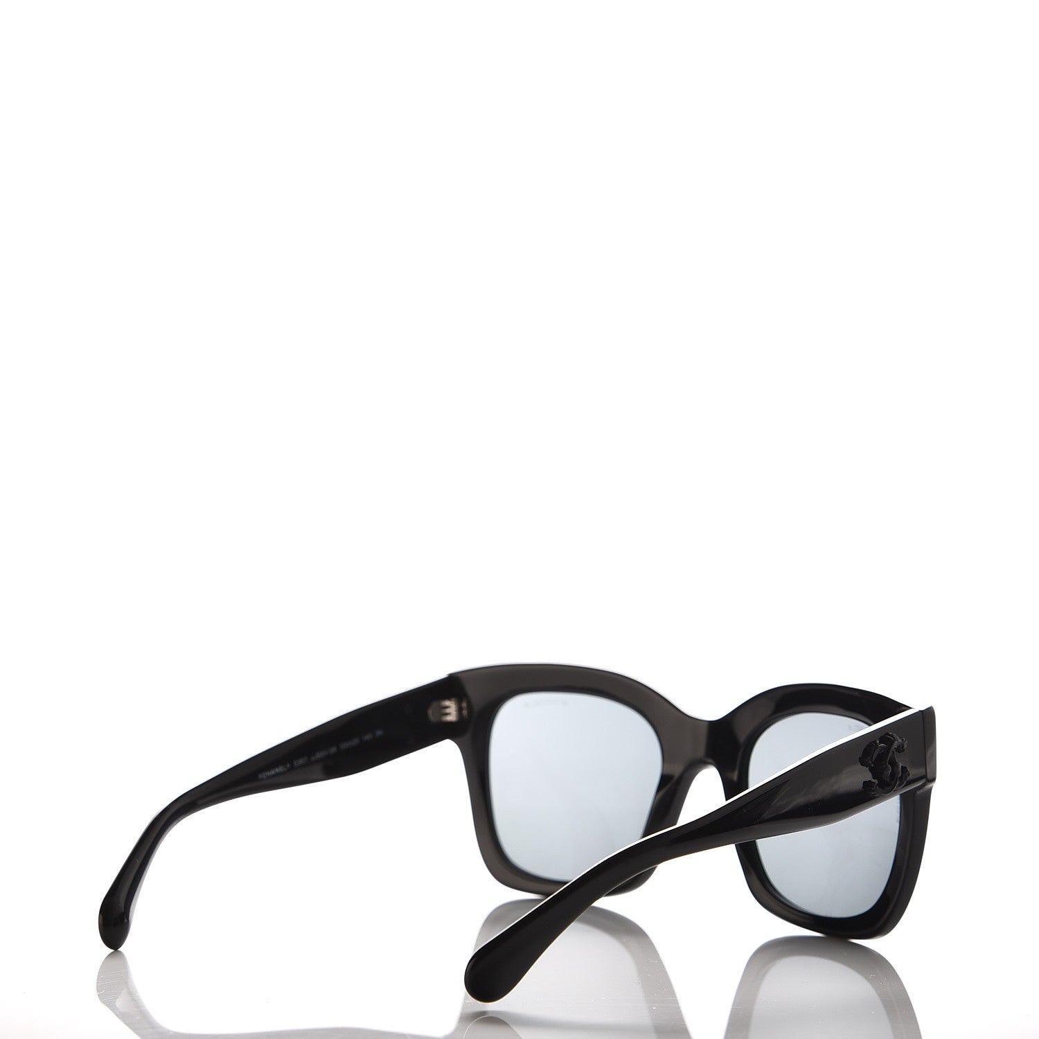 Chanel Mirror CC Sunglasses 5357 Black 4 of 8