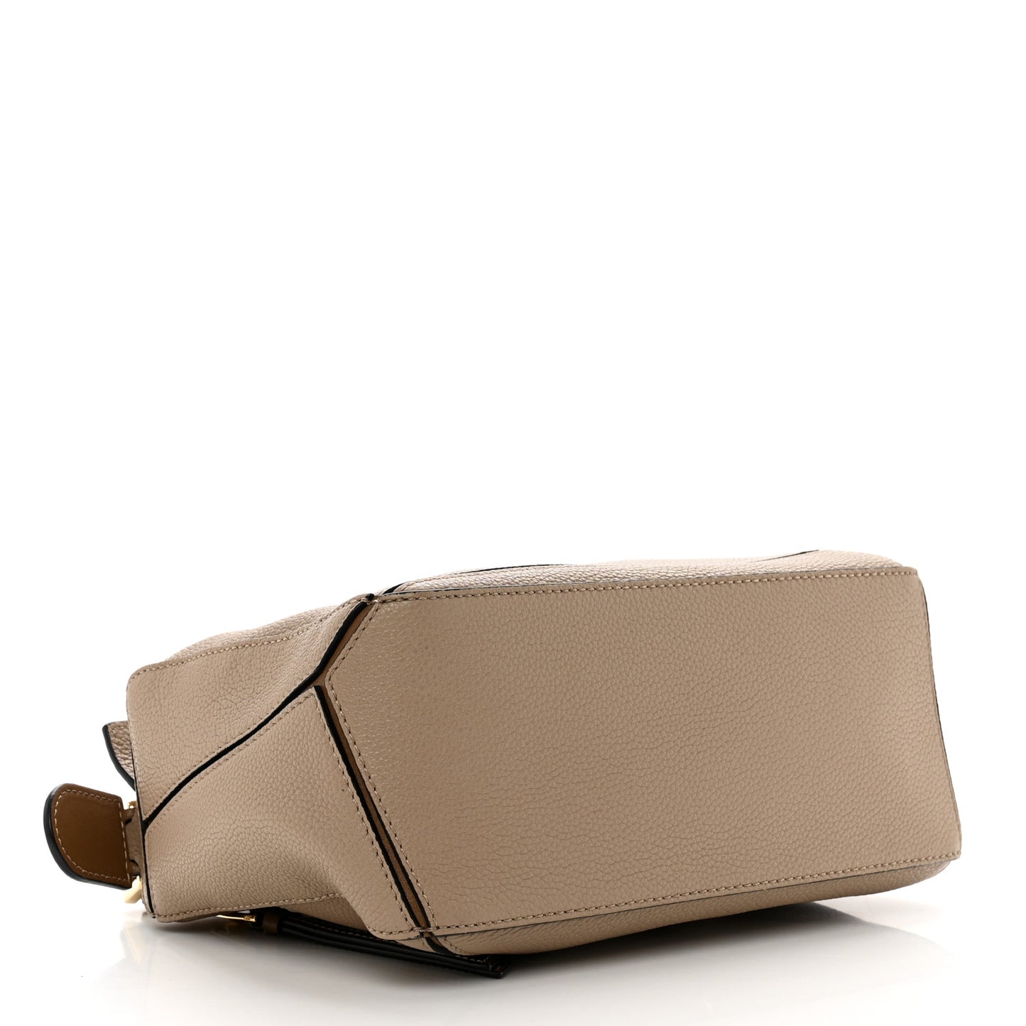 Grained Calfskin Small Puzzle Bag Sand Mink