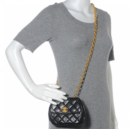 Chanel Lambskin Mini Flap Black 2 of 10