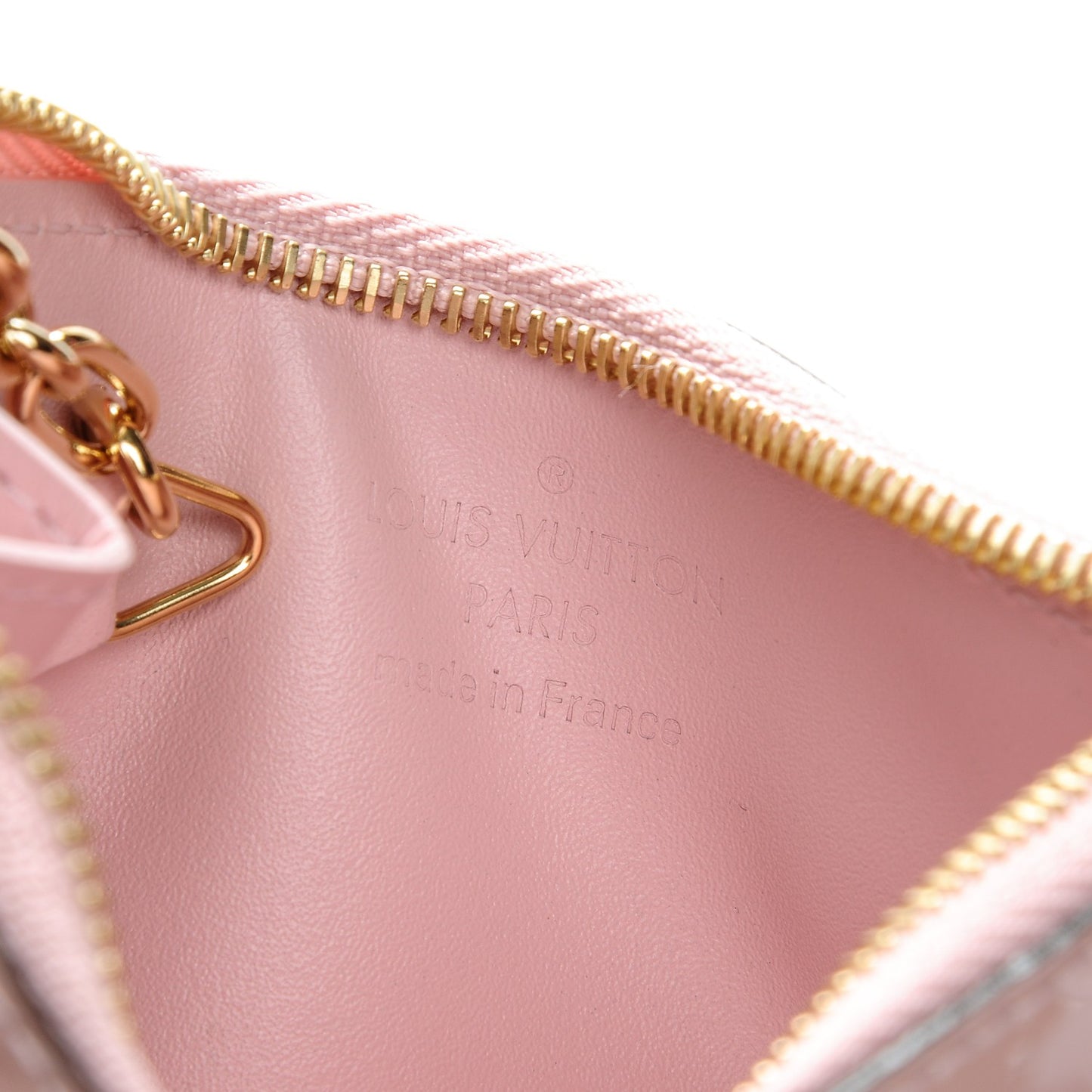 Vernis Key Pouch Rose Ballerine