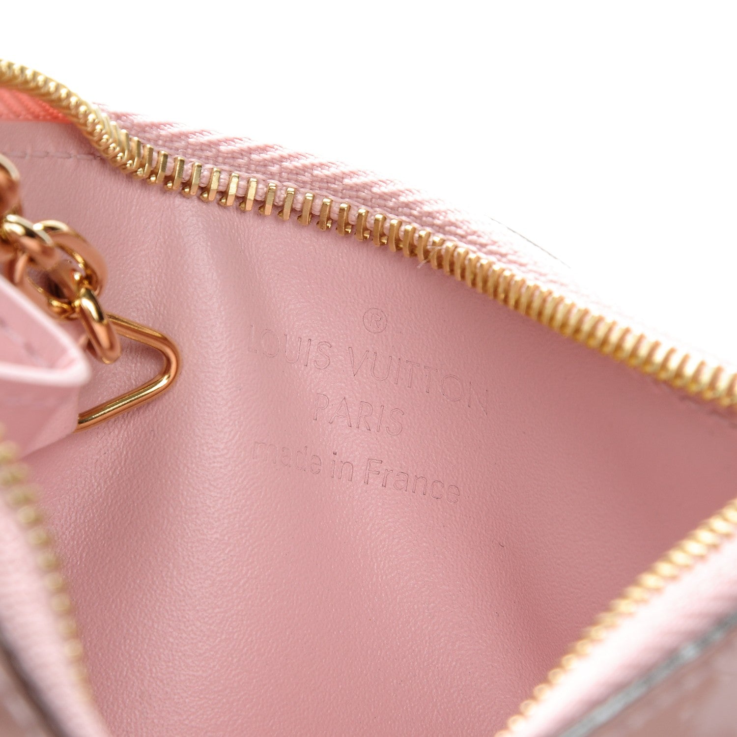 Louis Vuitton Vernis Key Pouch Rose Ballerine 6 of 7