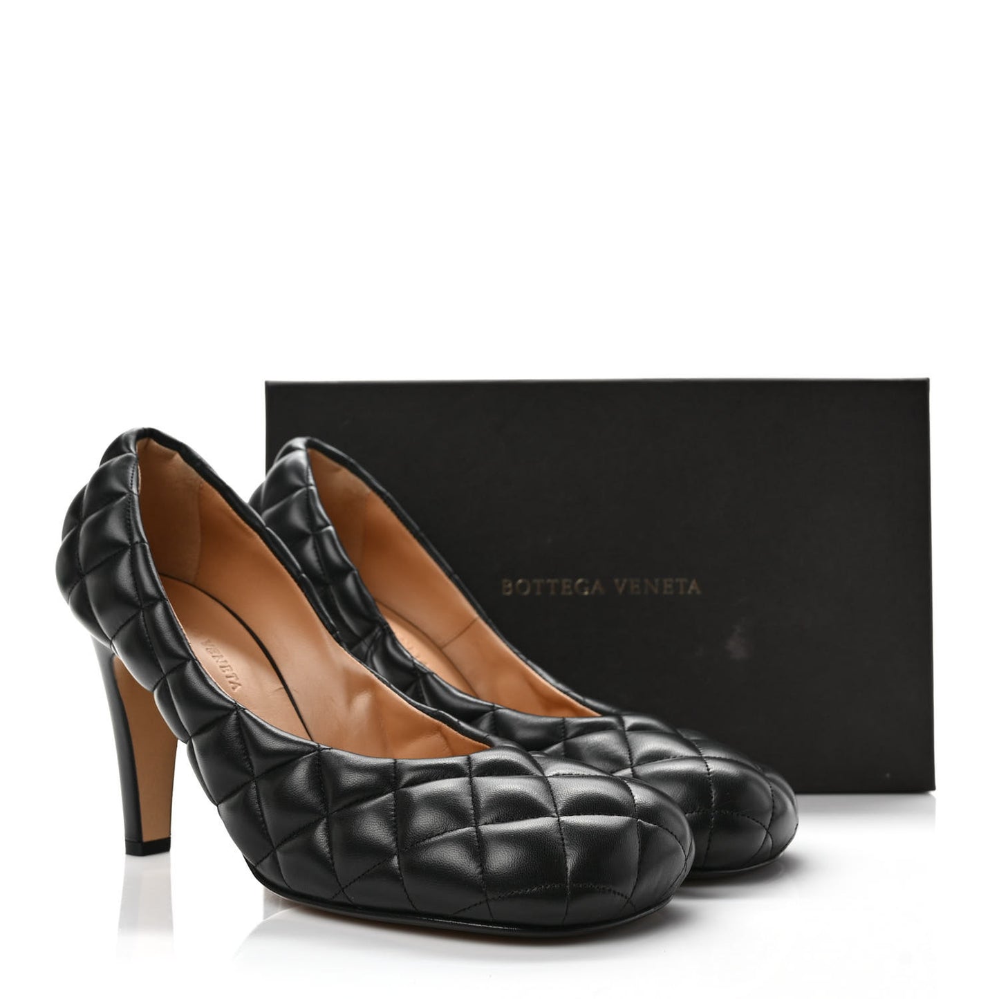 Nappa Matelasse Padded Dream Pumps 40 Black